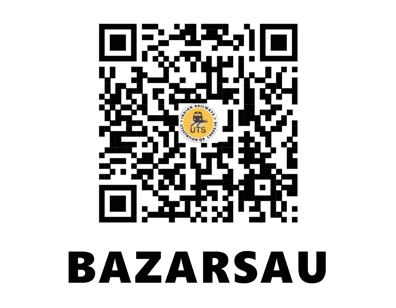 UTS QR Code for BAZARSAU - BZLE (ER - WEST BENGAL)